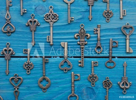 Picture of Different vintage keys